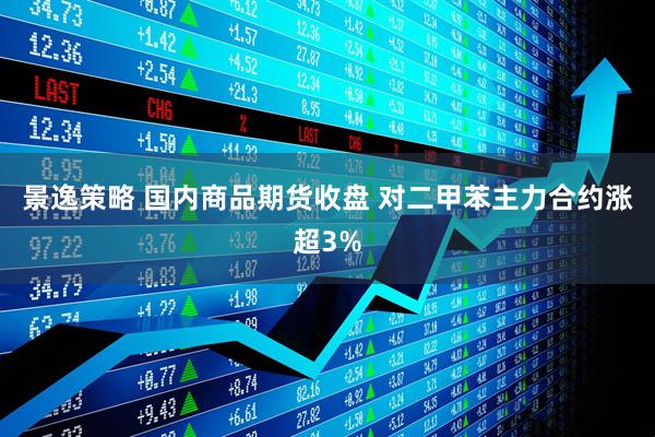 景逸策略 国内商品期货收盘 对二甲苯主力合约涨超3%