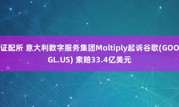 证配所 意大利数字服务集团Moltiply起诉谷歌(GOOGL.US) 索赔33.4亿美元